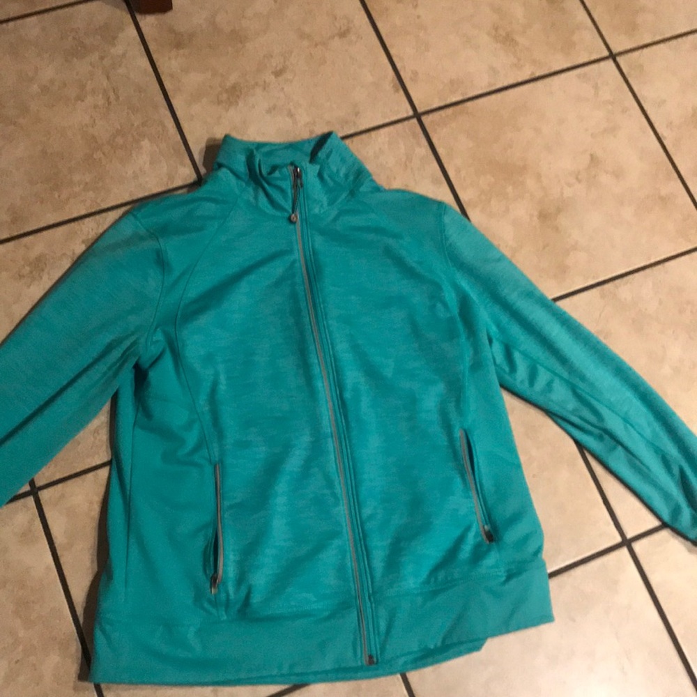Teal jacket .. great for Spring